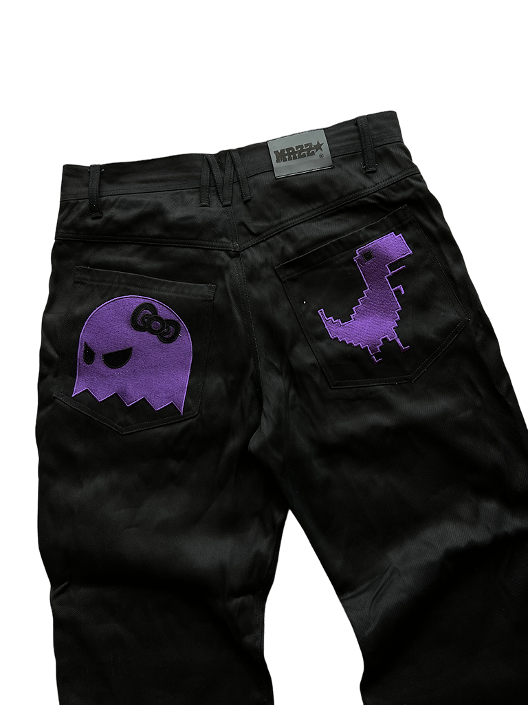 PURPLE GALAXY JEANS (CARGO)